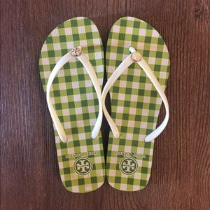 Tory Burch Flip Flops! Slightly worn
